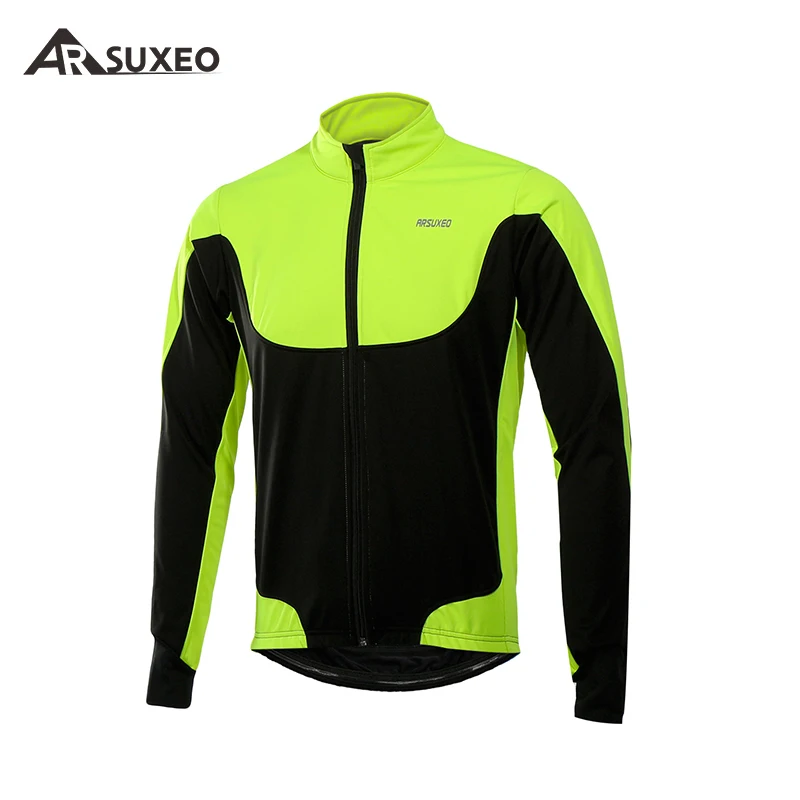 ARSUXEO велосипедная куртка зимняя теплая флисовая куртка мотоциклетная легкая ветрозащитная водонепроницаемая куртка Ciclismo