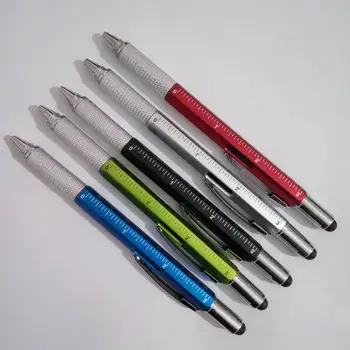 

500pc Tool Ballpoint Pen Creative Stationery Screwdriver Ruler Spirit Level Ball Pen Multifunction Canetas Office Promotion Gift