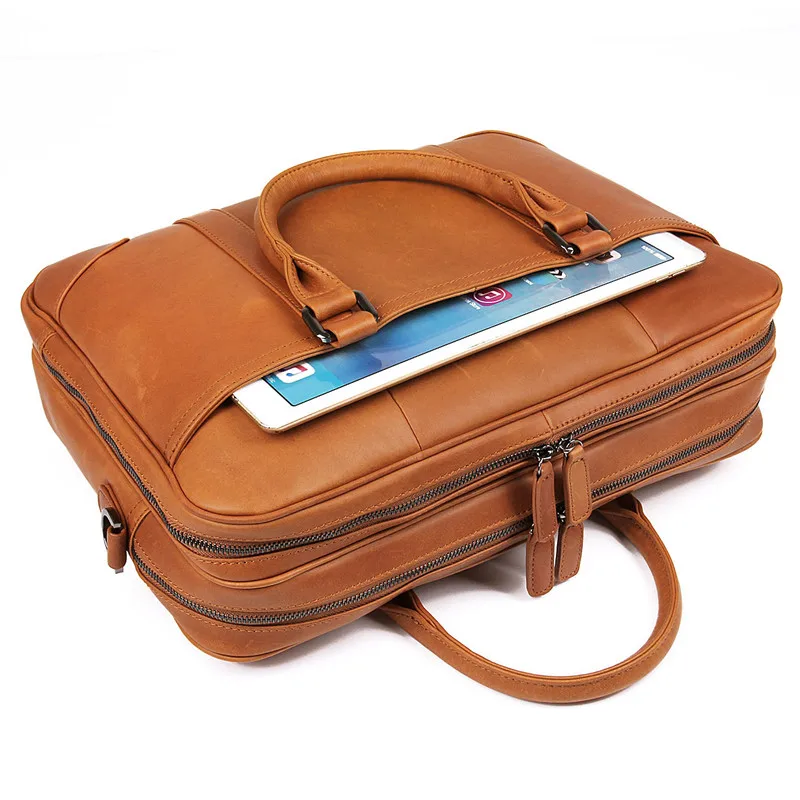 Nesitu чёрный; коричневый большой ёмкость пояса из натуральной кожи Офисные 14 ''ноутбук для мужчин Портфели портфель бизнес дорожная сумка M7348