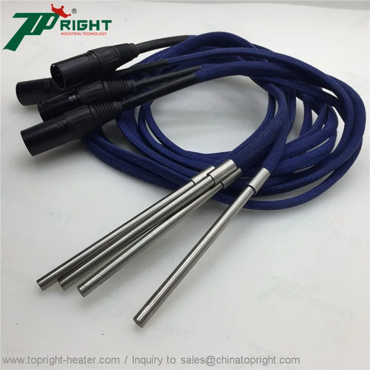 cartridge heater with 5pins blue plug 6