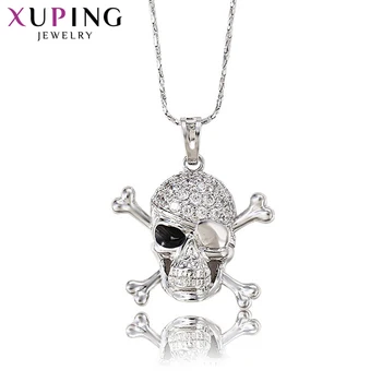 

Xuping Fashion Pendant Special Design Rhodium Color Plated Synthetic CZ Skeleton Jewelry High Quality Promotion S3-32064