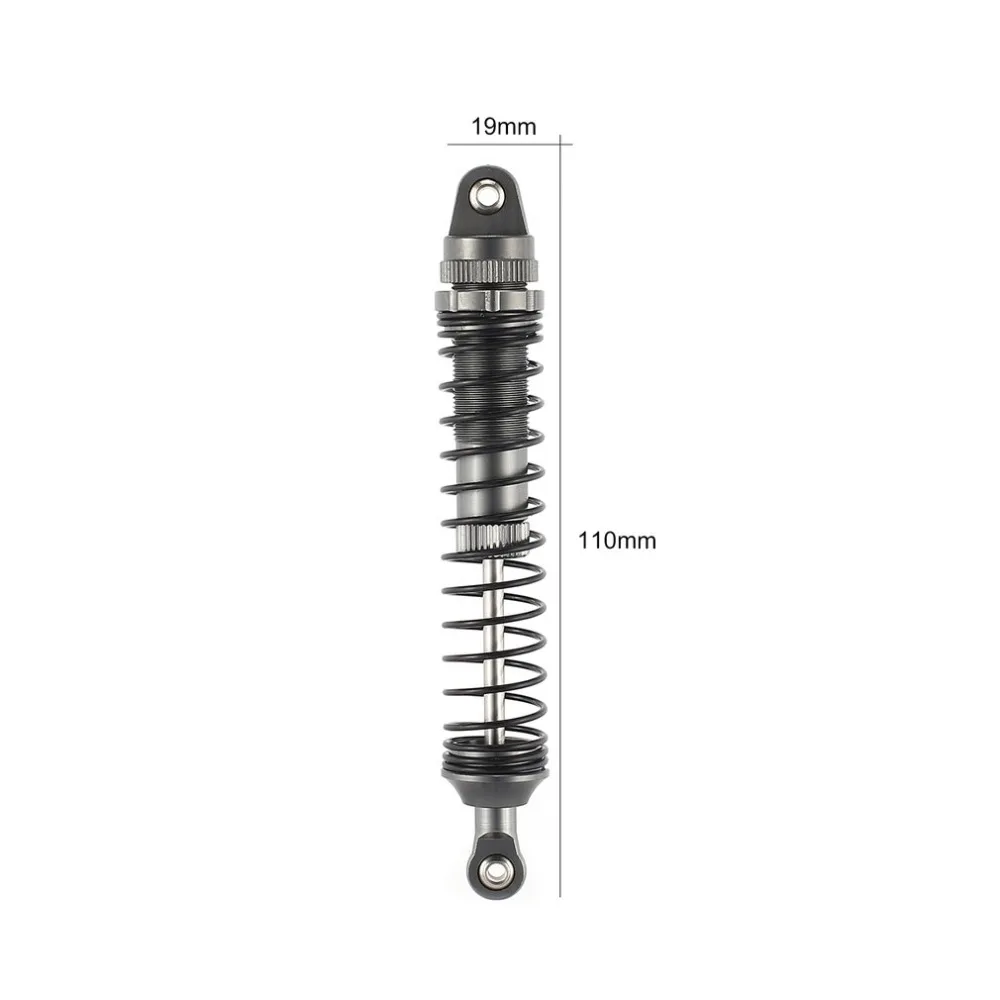 

OCDAY 4pcs 110mm Metal Shock Absorber Suspension for 1/10 RC Car Crawler Model RC4WD AXIAL SCX10 Spare Parts Accessories Kit