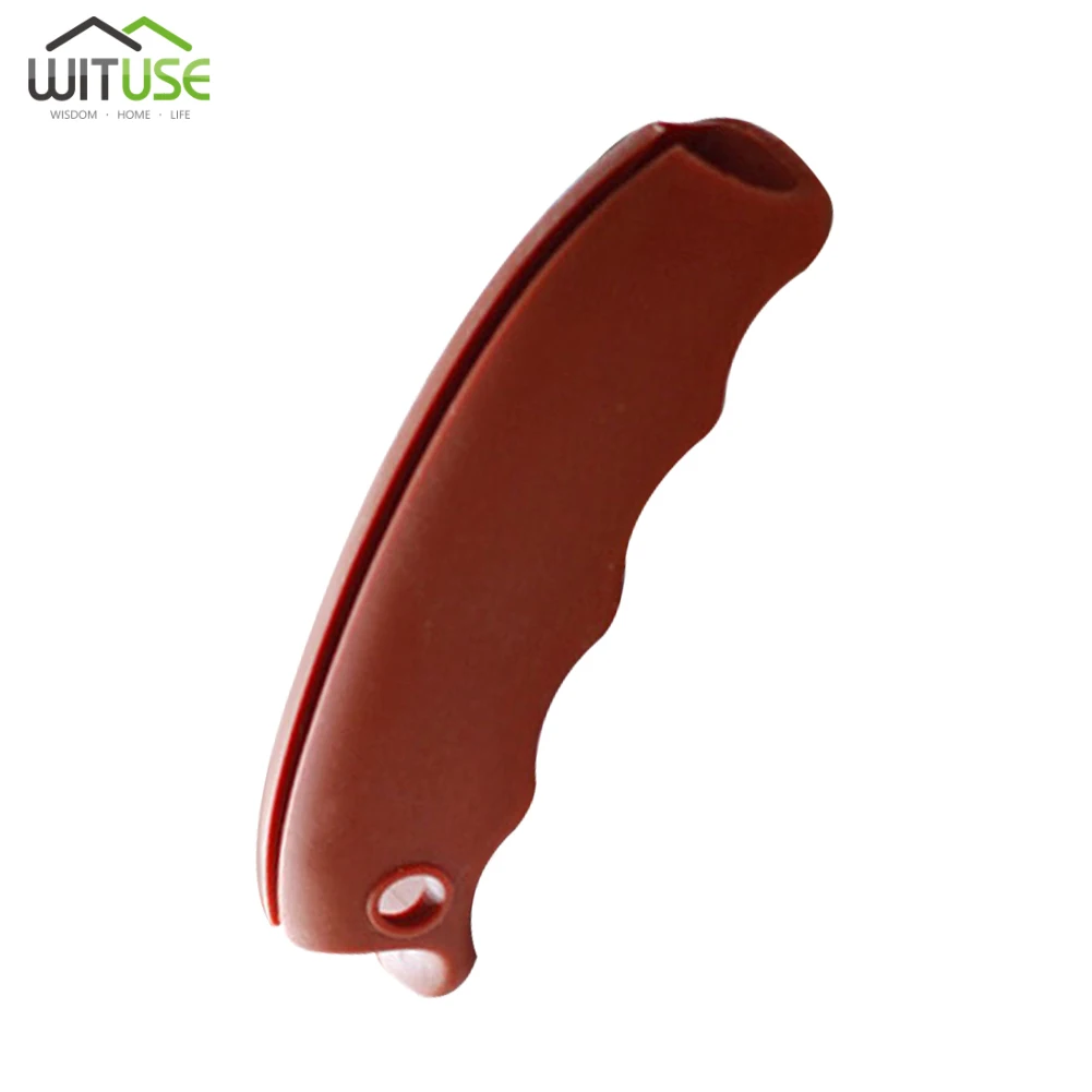 Silicone Portable Vegetable Device Labor Saving Shopping Bag Carry Holder with keyhole Handle Comfortable Grip Protect Hand Tool - Цвет: Coffee