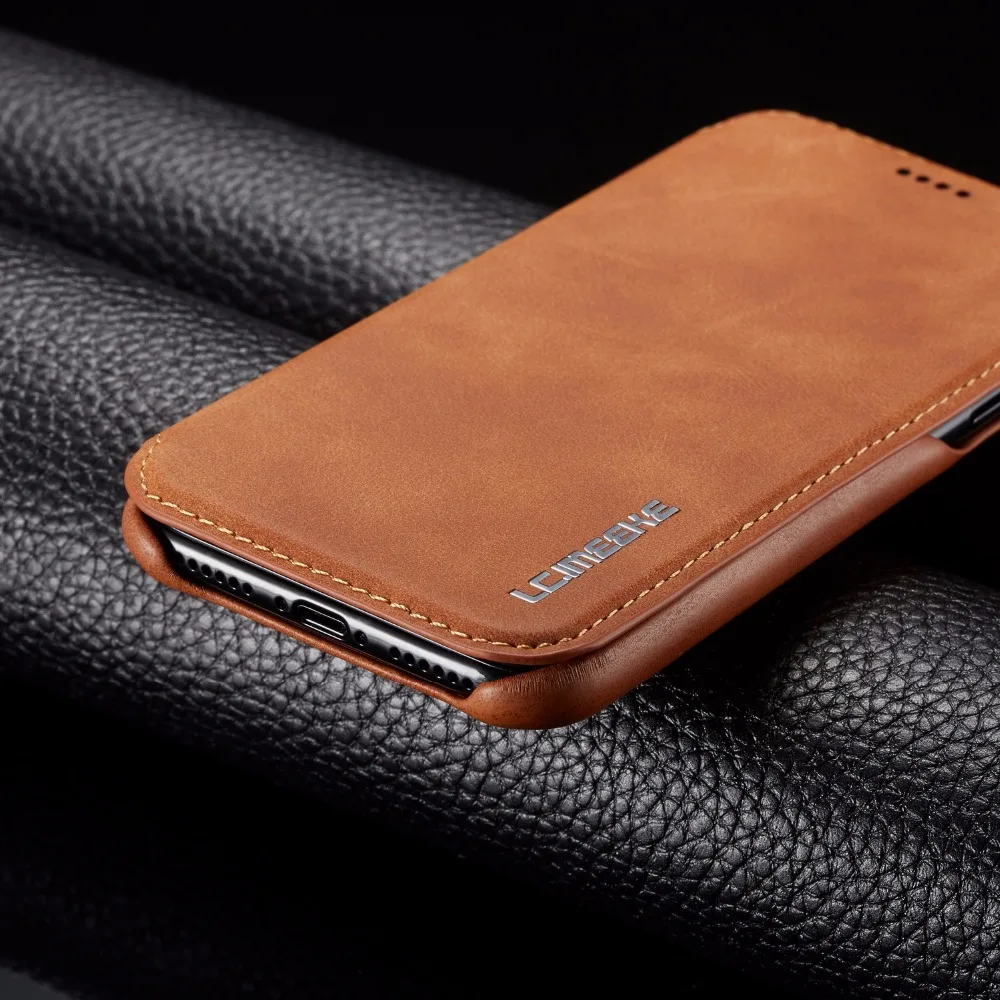 

For iPhone XS Max XR Case Luxury PU Leather Wallet Stand Thin Slim Skin Case Cover For iphone X 8 7 Plus 6 6s