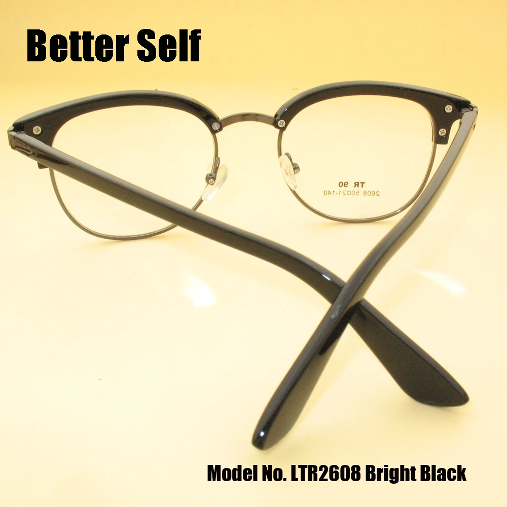 LTR2608 ретро очки Мода ультралёгкие гибкие ацетат TR90 очки по рецепту очки высокое качество