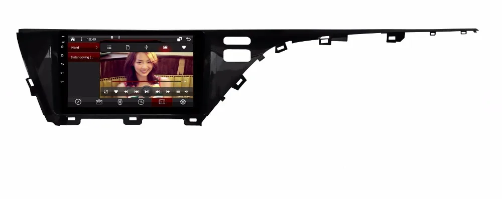 OTOJETA DSP стерео carplay android 8.1.2 Автомагнитола для Toyota camry навигация Gps ips экран видео плеер магнитофон