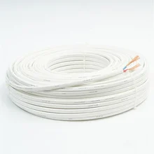 5 метров 2 ядра 2,5 квадратных GB Открытый медный провод кабель домашний обшитый шнур питания аксессуары для кабелей питания