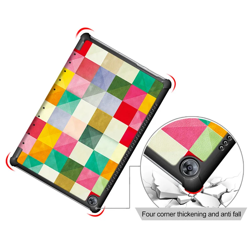 Чехол для планшета Huawei Mediapad M5 10 Smart PU кожаный чехол 8 CMR AL09 W09 L|Чехлы планшетов и