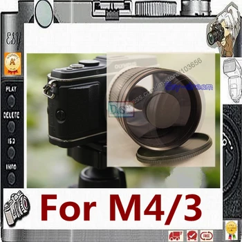 

Manual 500mm F8 Mirror Telephoto Lens for Olympus Panasonic M4/3 M43 MFT Camera PA069