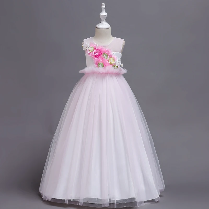 

Summer Fashion Girls Dress Baby Girl Clothes Kids Dresses For Girls Costume 2019 New Fairy Girls Beautiful Lace Dress Children