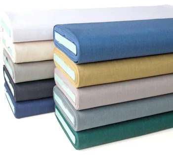 

Half-Meter Pure Color Thin 100% Linen Fabric Patchwork Fabric Handwork DIY Sewing Textile Cloth