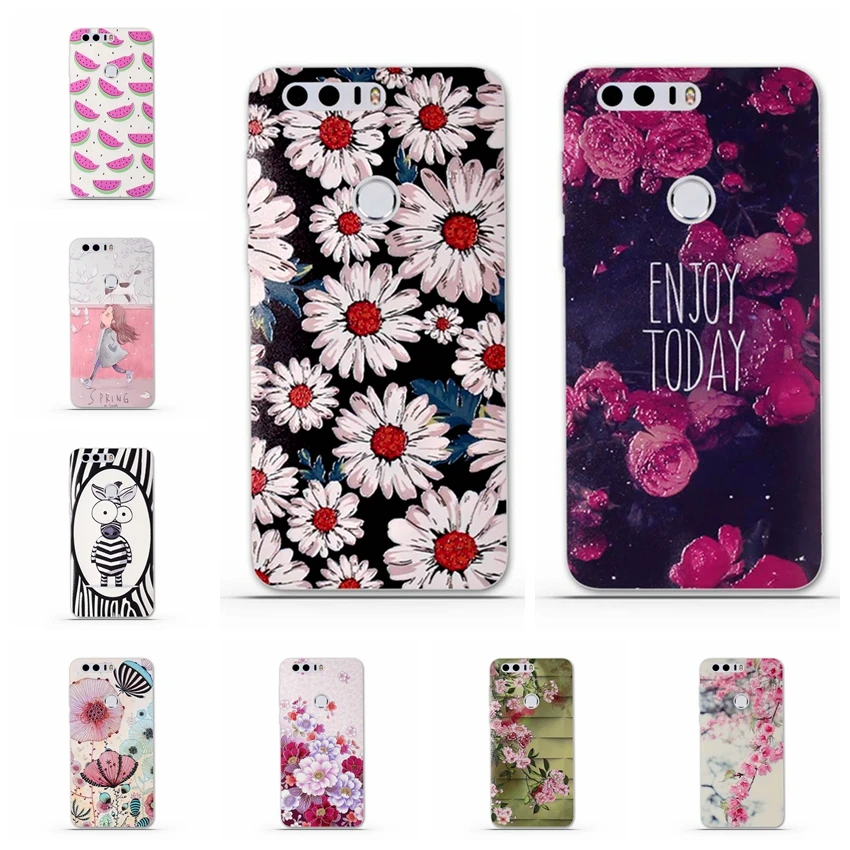 

Phone Case for Huawei Honor 8 Case FRD-L19 L14 AL00 TL00 Soft Silicone Back Cover for Huawei Honor8 Cover TPU Shells Fundas Bags