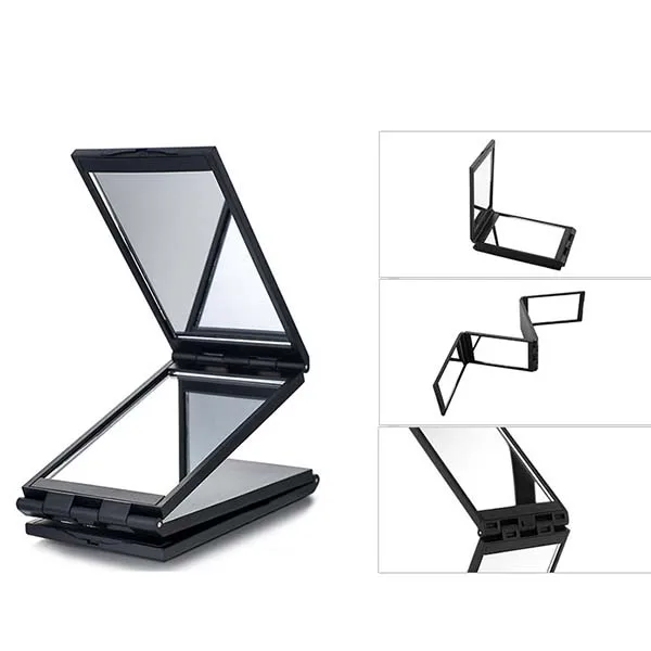 Luckyfine 4 Sides Expandable Makeup Mirror Compact Folding Foldable
