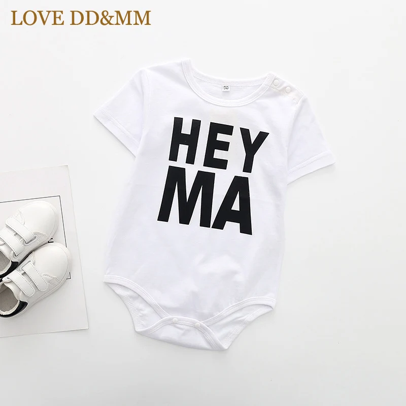

LOVE DD&MM Baby Clothing Romper 2019 Summer New Children's Clothing Baby Letter Short-Sleeved Romper Comfortable Jumpsuit