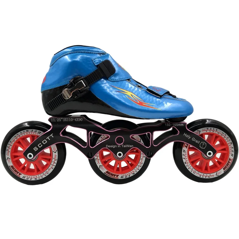 Prix pour Professionnel Vitesse Skate Chaussures Femmes/Hommes Patins à roulettes Inline Chaussures De Patinage Adultes/Enfants Chaussures 3x110 Et 4X90 Cadre Prix pour Professionnel Vitesse Skate Chaussures Femmes/Hommes Patins à roulettes Inline Chaussures De Patinage Adultes/Enfants Chaussures 3x110 Et 4X90 Cadre