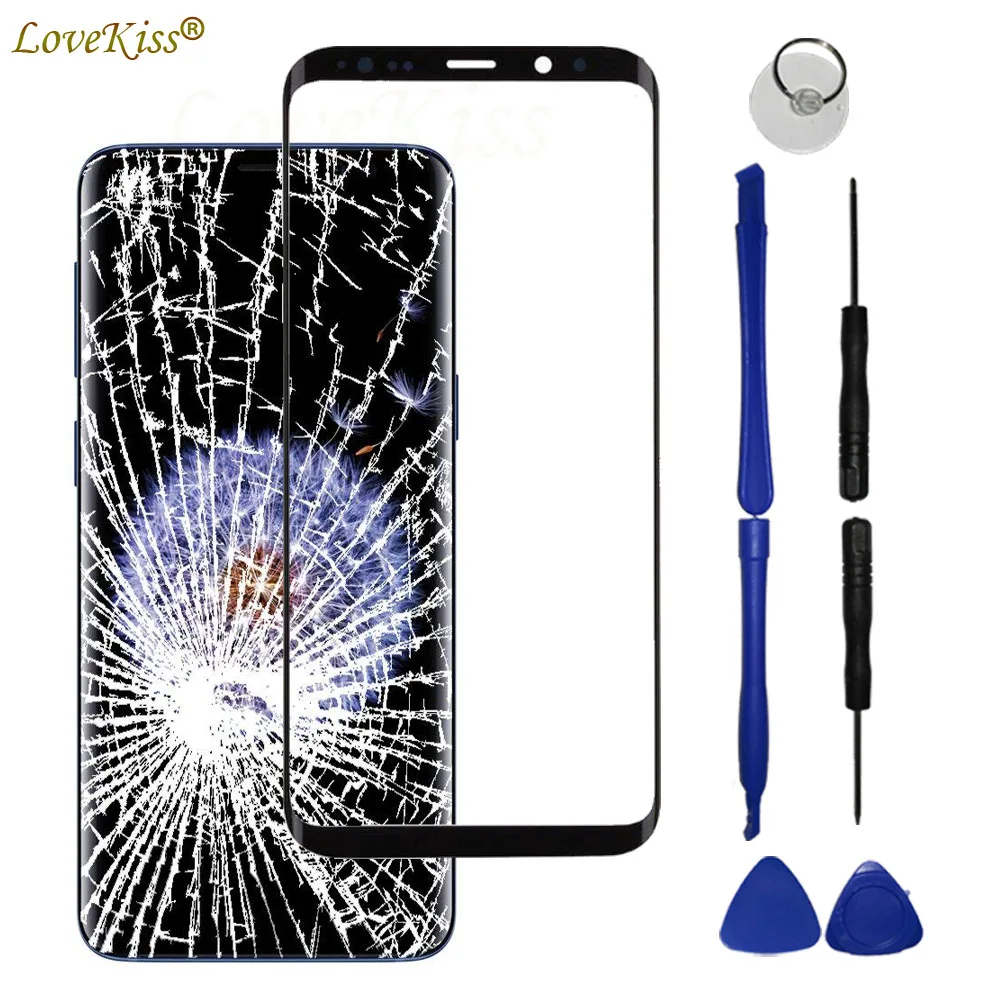 

S9Plus Touchscreen Front Panel For Samsung Galaxy S9 G960F S9 Plus G965F Touch Screen Sensor LCD Display Glass Cover Replacement
