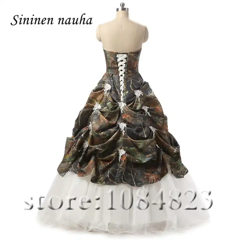 camouflage formal dresses
