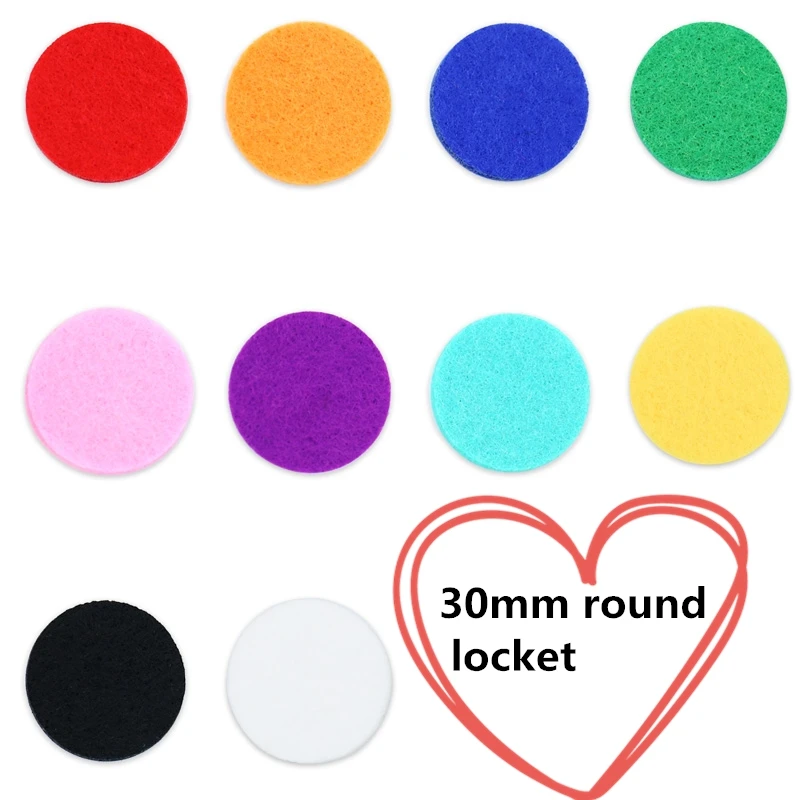 

22.3MM Colorful Perfume Pads For Stainless Steel Essential Oil Diffuser Floating Locket Pad BHLP001