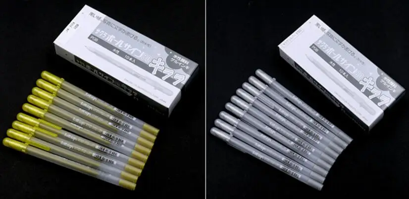White Gel Pen  (7)