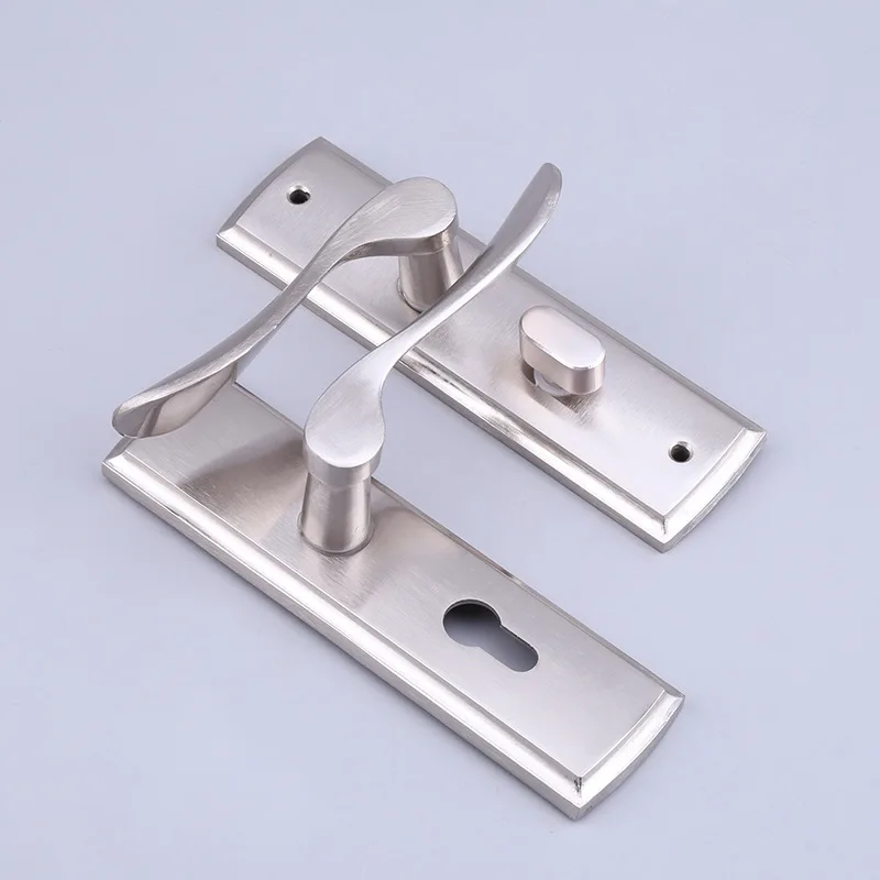 

2018 Cadeado Free Shipping Selling European Mute Aluminum Alloy Single Tongue Lock The Bathroom Door Hardware Wholesale 622-35