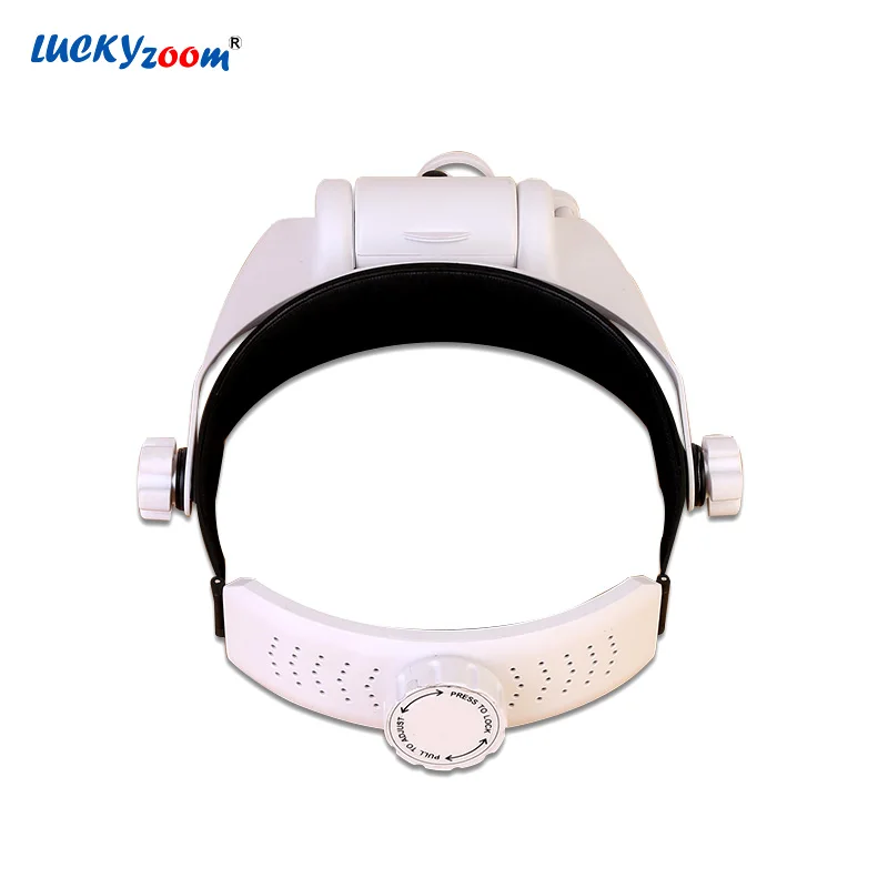 Koop Hoofdband Helm Vergrootglas Vergrootglazen LED Verlichte Lamp Vergrootglas 1.5X, 2X, 2.5X, 3X, 3.5X, 8X Lezen Detector Loupe