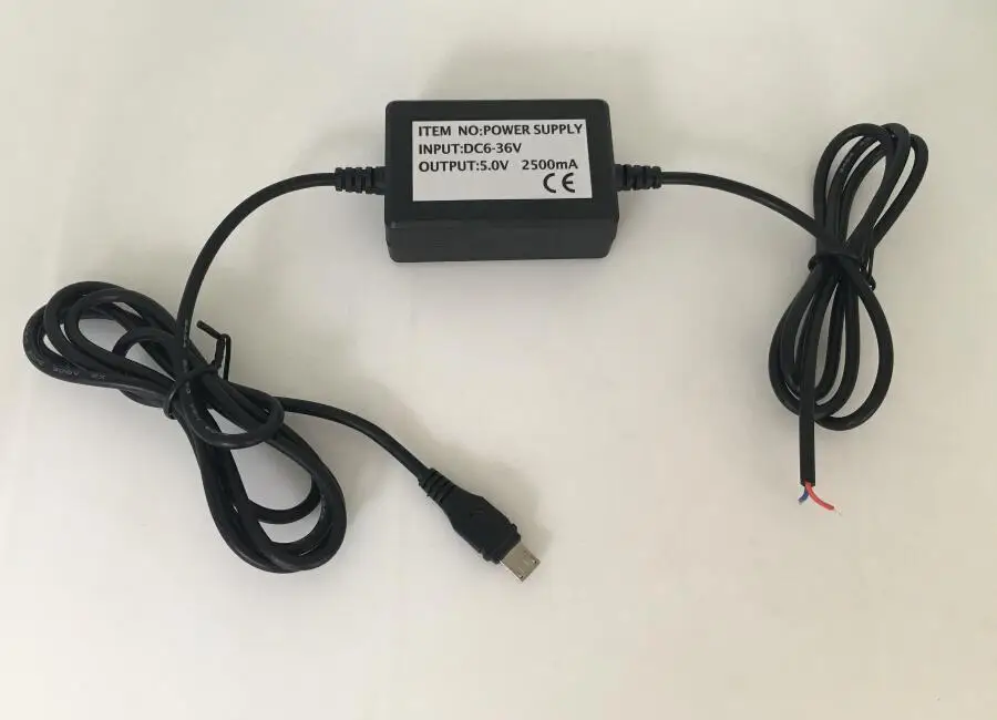 

5pin Hard-wired car charger USB connector for GPS GSM tracker of GPS102B TK102B