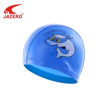 JAZERO/Детская эластичная шапочка из водонепроницаемой пенополиуретановой ткани для плавания для детей с изображением Кита бегемота для мальчиков и девочек