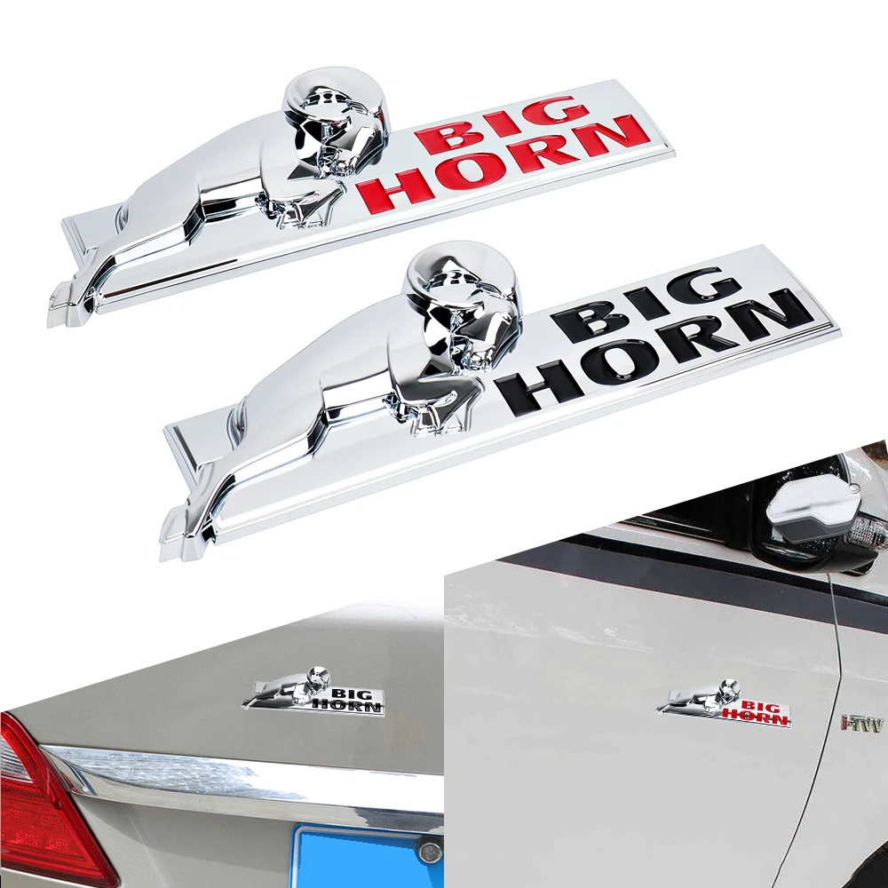 New B//R Dodge Ram Big Horn Emblem Badge Decal Sticker Fender 1500 2500 3500