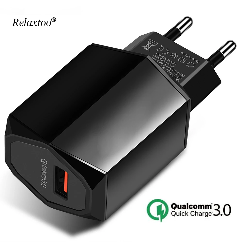 QC3.0 Quick Charge 3.0 Fast Charger 2.4A USB Charger QC2.0 18W Portable Wall USB Power Adapter Charging for smart phone Chargers