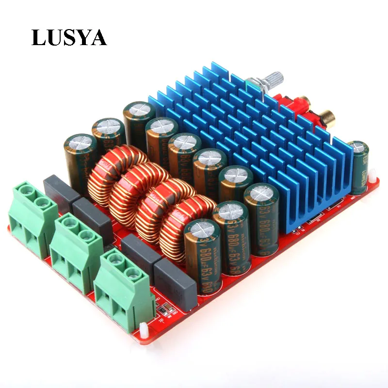 Lusya HIFI TAS5630 digital power amplifier board 2x300W 2.0 Channel stereo audio amplifier class D 25-50V DC F4-007 Lusya HIFI TAS5630 digital power amplifier board 2x300W 2.0 Channel stereo audio amplifier class D 25-50V DC F4-007