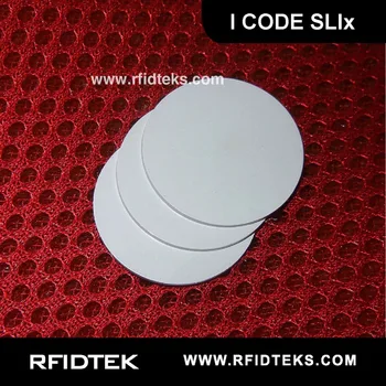 

CT30 Dia 30mm RFID PVC Tag RFID PVC Industry Token 13.56MHZ 1024BIT R/W ISO15693 ISO18000-3 with I CODE SLIX Chip