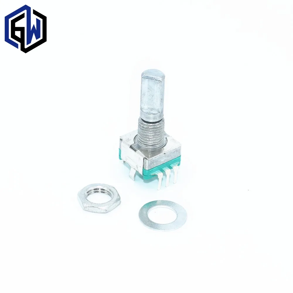 

20pcs Rotary encoder,code switch/EC11/ audio digital potentiometer,with switch,5Pin, handle length 20mm
