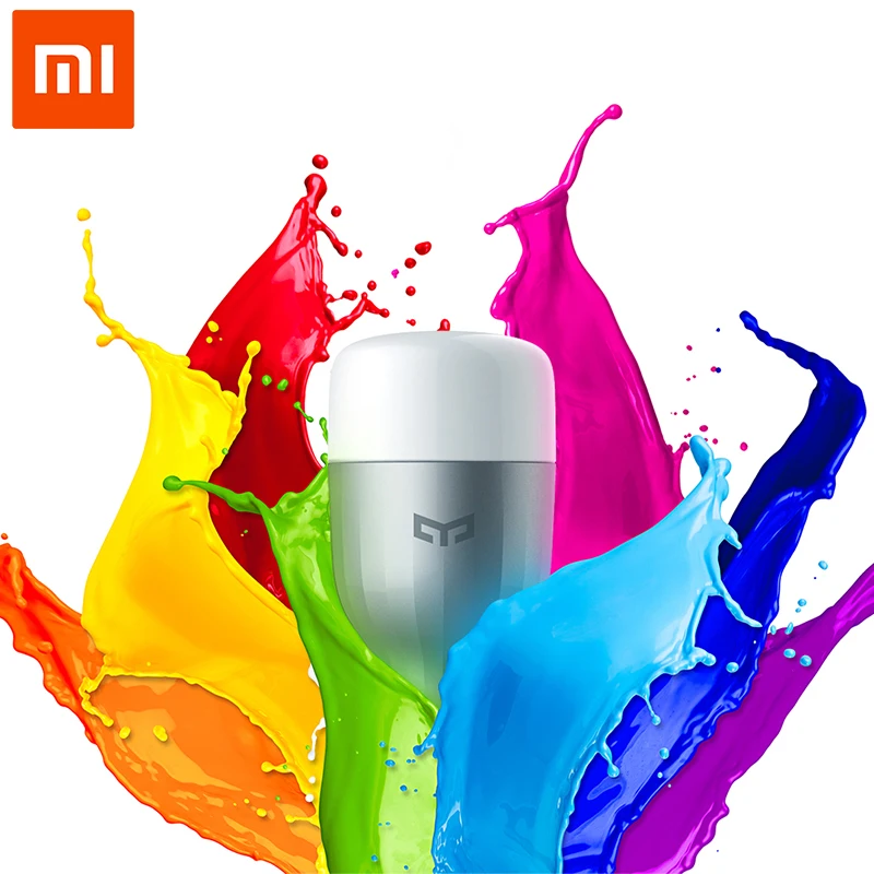 

100% Original Xiaomi Yeelight APP WIFI Remote Control Smart LED Light RGB / Colorful temperature Romantic Intelligent Lamp