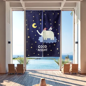 

Door Curtains Japan Style Curtains For Living Room Kitchen Cafe Decorative Short Curtains Half Open Door Valance + Tension Rod