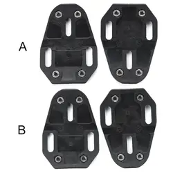 Комплект из 2 единиц, велосипед 3 отверстия клиновидная накладка велосипед педали Накладки на Бутсы для Speedplay Zero Pave/Ultra Light экшн X1 X2 X5