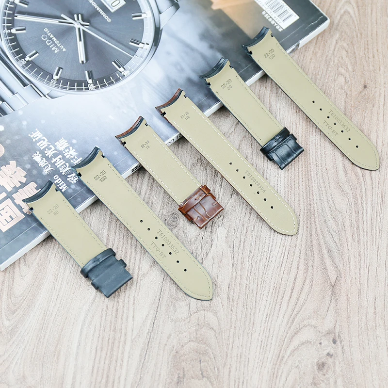 Ремешок для часов Tissot T035 мужской кожаный браслет Tutu T035627 T035617 T035407 T035410A