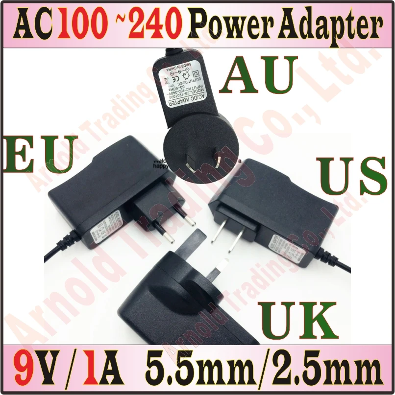 9V&1A 5.5mm2.5mm
