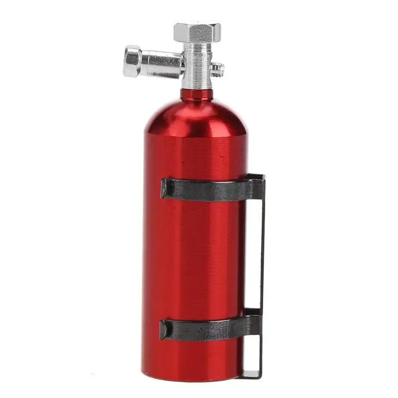 

RC Car Metal Fire Extinguisher for 1/10 RC Rock Crawler Vehicles Part Accessories Simulation 1:10 Fire Extinguisher Model Toys