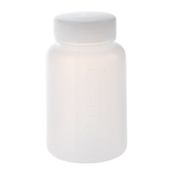 

Laboratory Chemical Storage Case White Plastic Widemouth Bottle 100mL