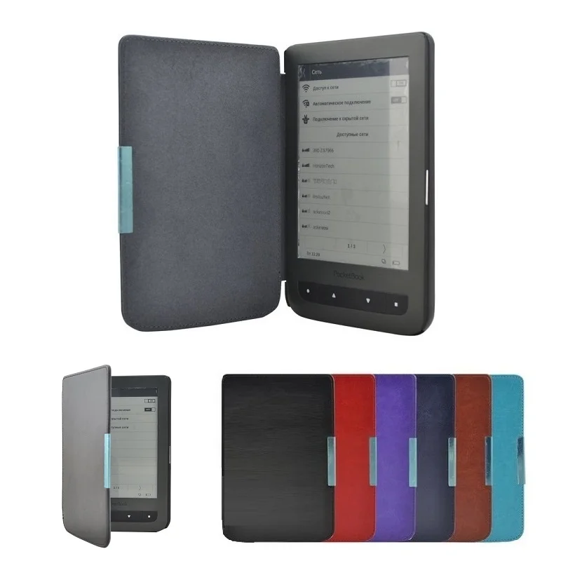 Solque из искусственной кожи электронная книга чехол для Pocketbook 625 Магнит Тонкий флип