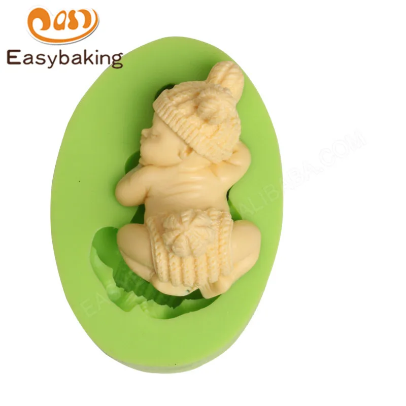 ES-1013 Baby with Hat Sweet Dreams Silicone Soap Mould