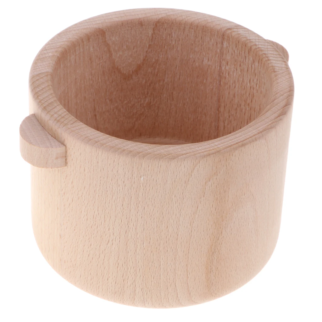 Wooden Kitchen Playsets - Kids Girls Pretend Play Cooking Baking Developmental Toys Cookware/ Dinnerware/ Tableware Saucepan L