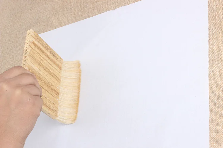 1 шт. высокого качества шерсть кисть бамбук ряд перо щеткой большая площадь роспись кисть товары для рукоделия кисти для стен