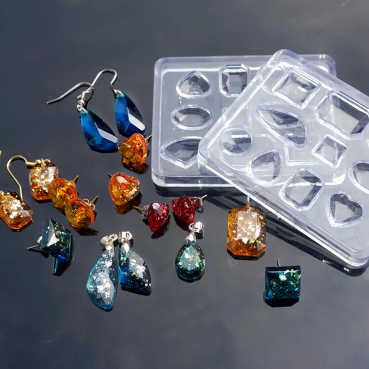 

1 PCS Transparent Crystal Rhinestone Silicone Mold DIY Jewelry Making Tool Moulds UV Epoxy Resin Decorative Craft