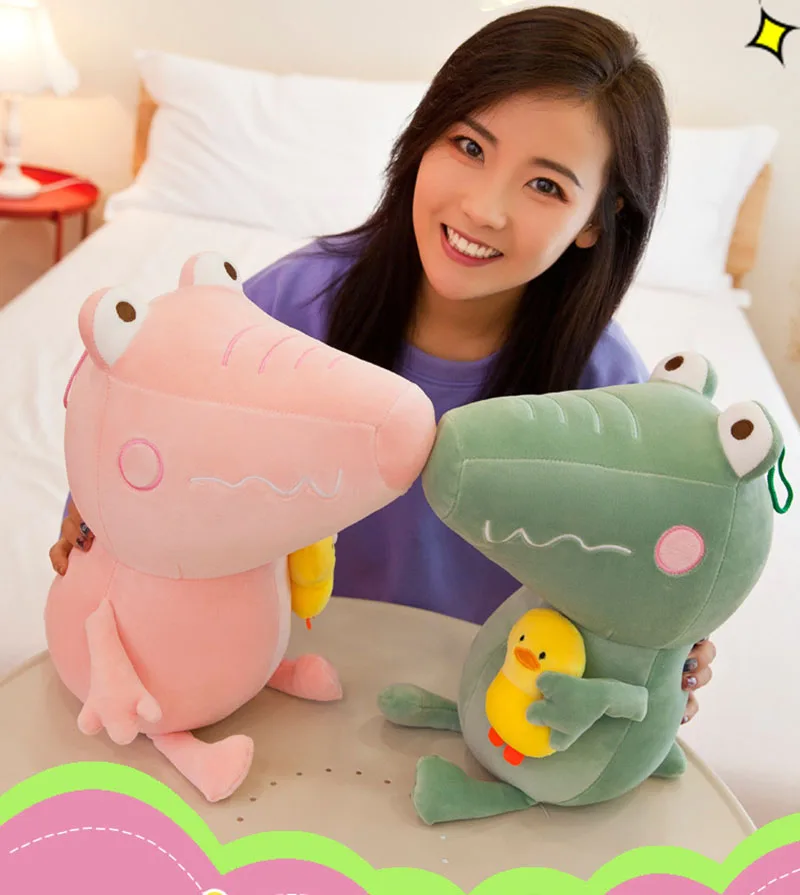 1pc 25/35/45cm Simulation Crocodile Plush Toys Stuffed Soft Animals Plush Cushion Pillow Doll Home Decoration Gift for Baby