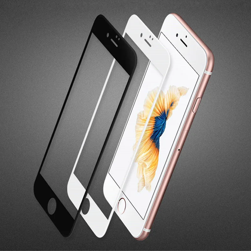 9H Full Protective Film For iPhone X XS Max XR Tempered Glass Screen Protector For iPhone 6 6s Plus 7 Plus 8 Plus Glass Film