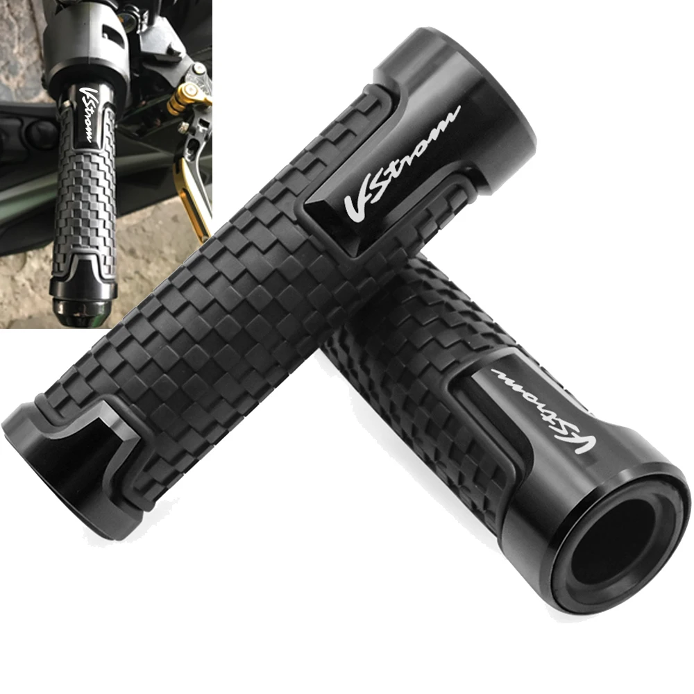 

Motorcycle handlebar grip handle bar handlebar grips For Suzuki V-Strom 650 DL650 2004 2005 2006 2007 2008 2009 2010 2011 2012