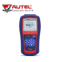 Читатель Авто Код диагностики Autel Автоссылка AL419 OBDII может сканировать инструмент с TFT Цвет Экран код читателя советы по устранению неполадок код