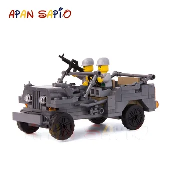 

WW2 City Model building blocks car Building Block compatible with Brands Educational Toys for Children Birthday Present