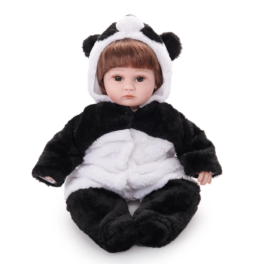 

18"45cm silicone vinyl reborn baby dolls for children girls toys gift bebe reborn bonecas brinquedo menino